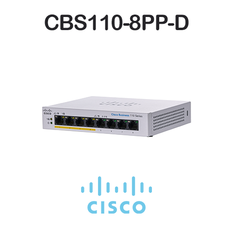 Switch cisco cbs110-8pp-d b