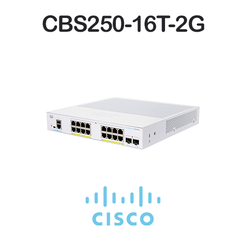 Switch cisco cbs250-16t-2g b