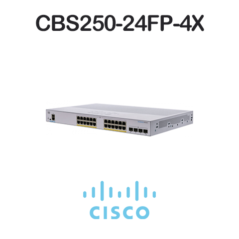 Switch cisco cbs250-24fp-4x b