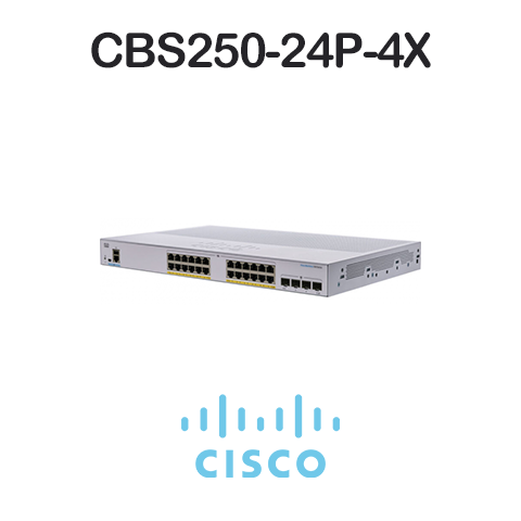 Switch cisco cbs250-24p-4x b