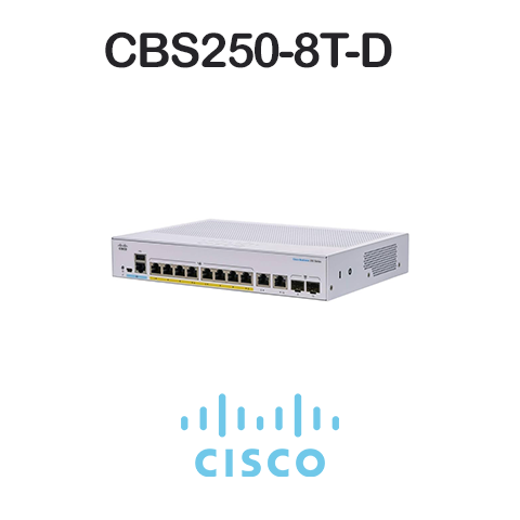 Switch cisco cbs250-8t-d b