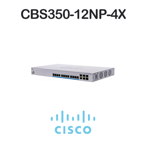 Switch cisco cbs350-12np-4x
