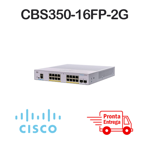 Switch cisco cbs350-16fp-2g