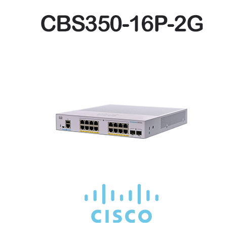 Switch cisco cbs350-16p-2g b