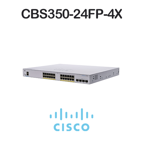 Switch cisco cbs350-24fp-4x b