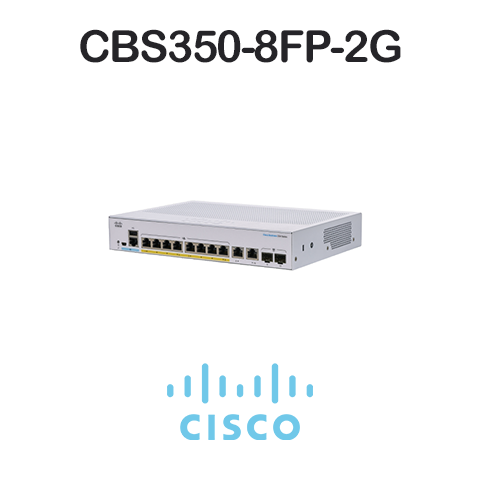 Switch cisco cbs350-8fp-2g