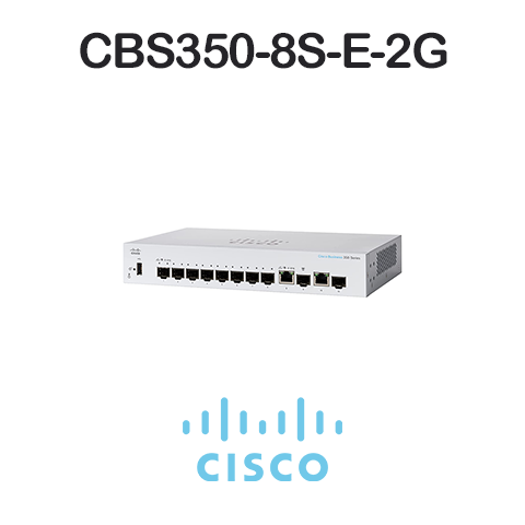 Switch cisco cbs350-8s-e-2g b