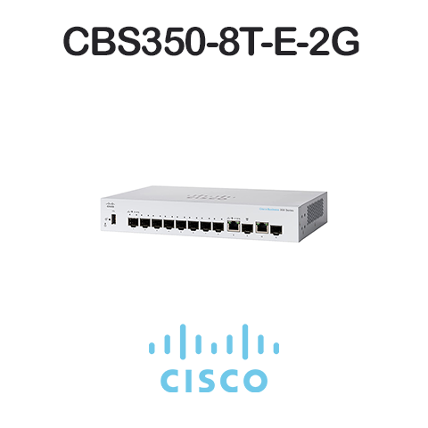 Switch cisco cbs350-8t-e-2g b